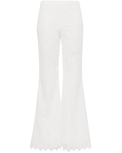 Pantaloni svasati di Giambattista Valli in White