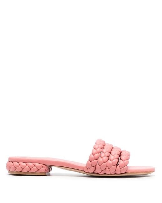 Gianvito Rossi Pink Ischia Nappa