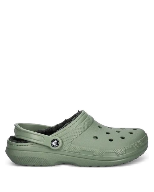 CROCSTM Green Perforated Slippers for men