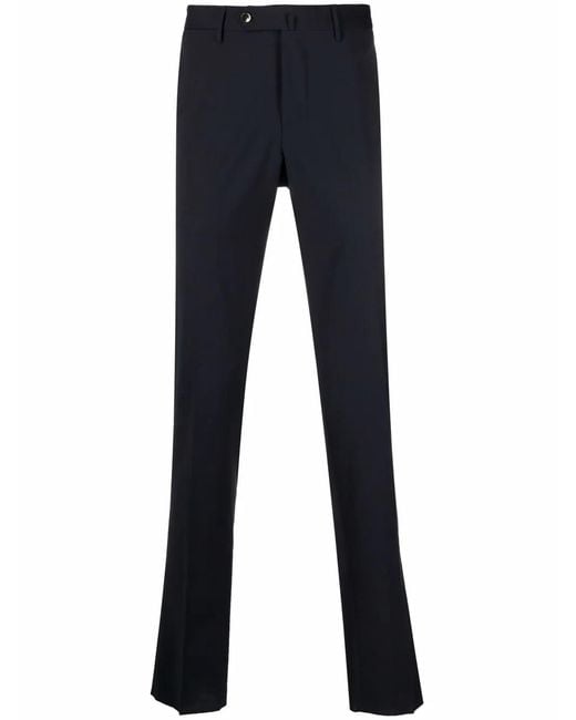 PT Torino Blue Slim Tailored Trousers for men