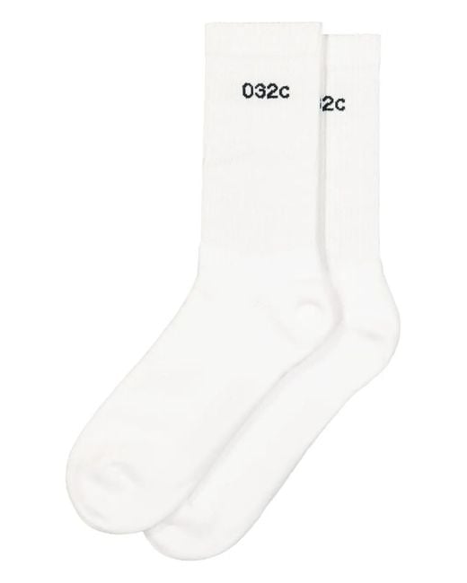 032c White Remove Before Sex Socks