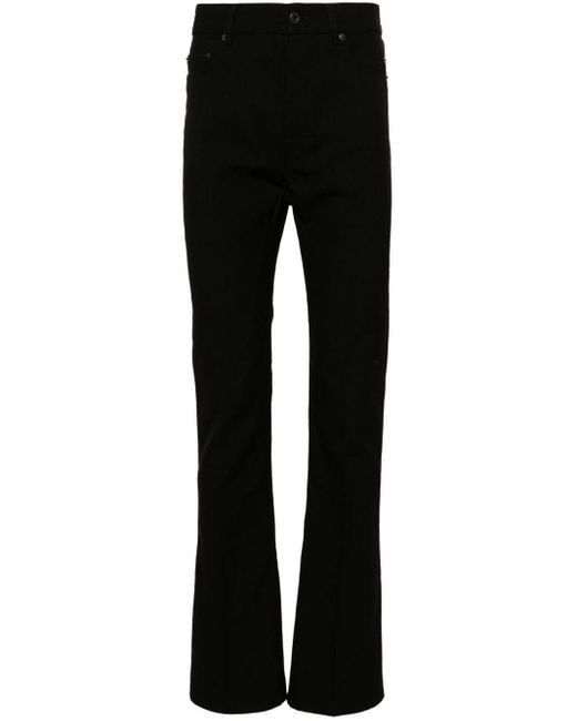 Rick Owens Halbhohe Slim-Fit-Jeans in Black für Herren