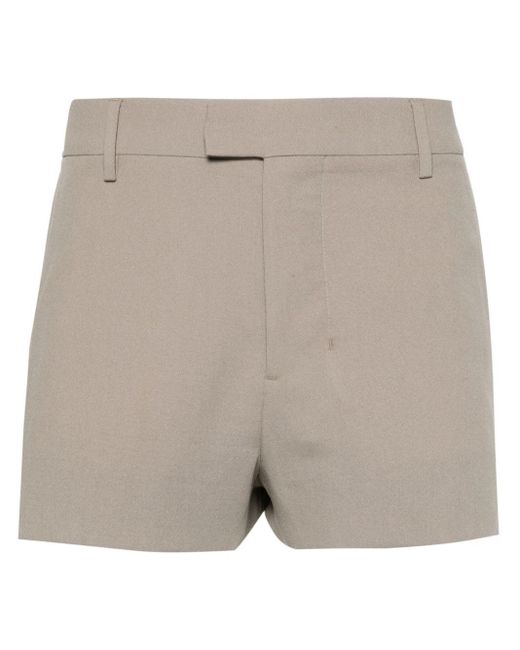 AMI Shorts aus Wollkrepp in Gray für Herren