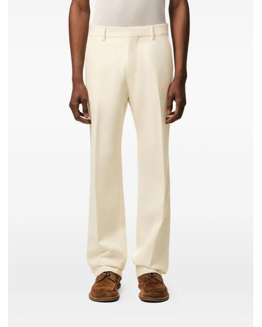 AMI Straight Broek in het White voor heren
