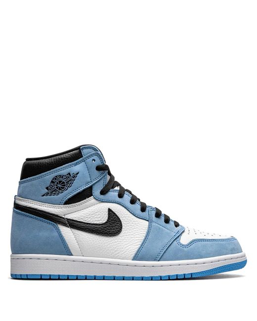 Nike Blue Air 1 Retro High Og "University" Sneakers for men