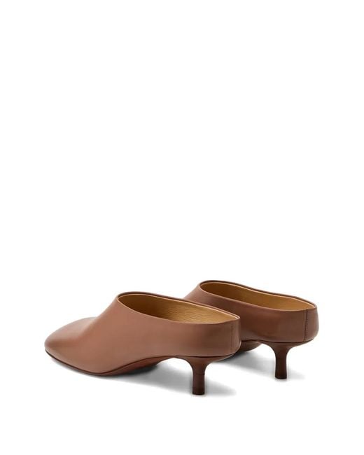 Marsèll Brown Cotama Mules Mit Eckiger Kappe