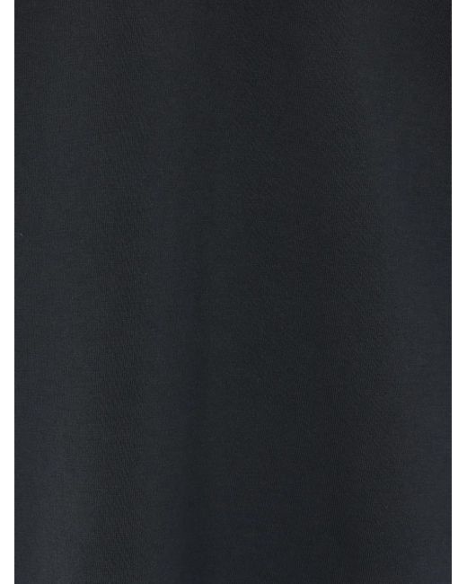 MM6 by Maison Martin Margiela Black Text-Print T-Shirt for men