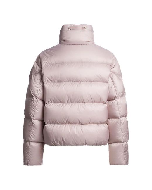 Parajumpers Pink Killin Quilted Logo-Patch Jacket