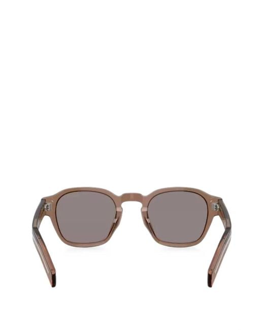 Prada Gray Square-Frame Sunglasses