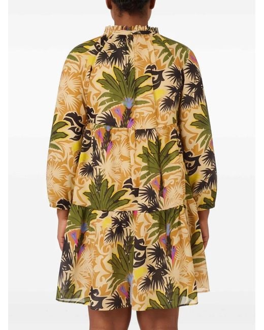 Anjuna Metallic Clara Embroidered-Silk Kaftan Beach Dress