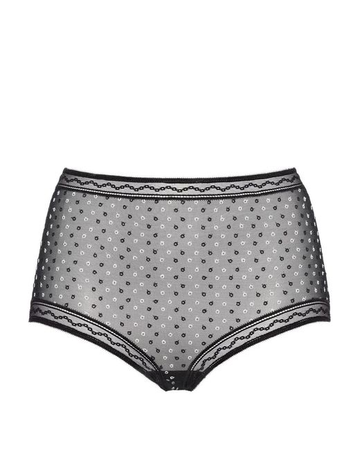 Eres Gray Party High-Waisted Briefs