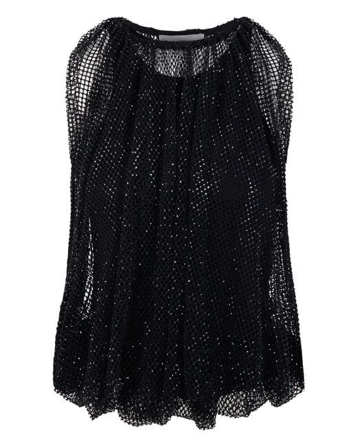 Sportmax Black Spxnodo Sleeveless Top