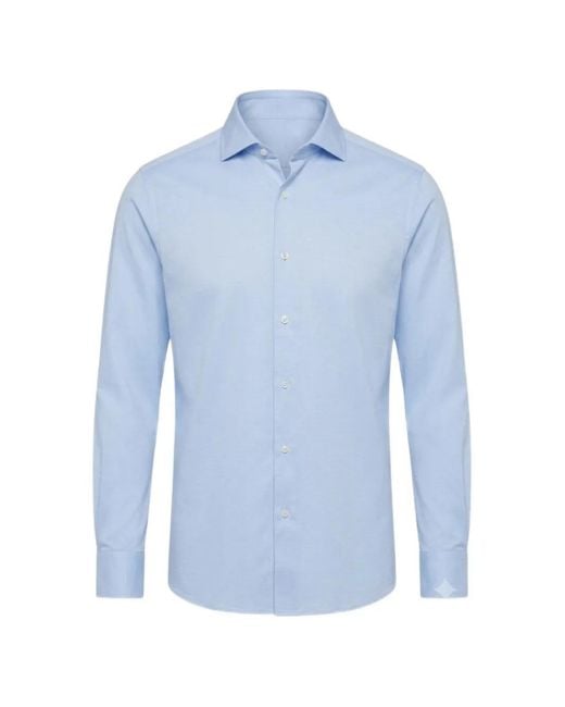Sonrisa Blue Long-Sleeve Shirt for men