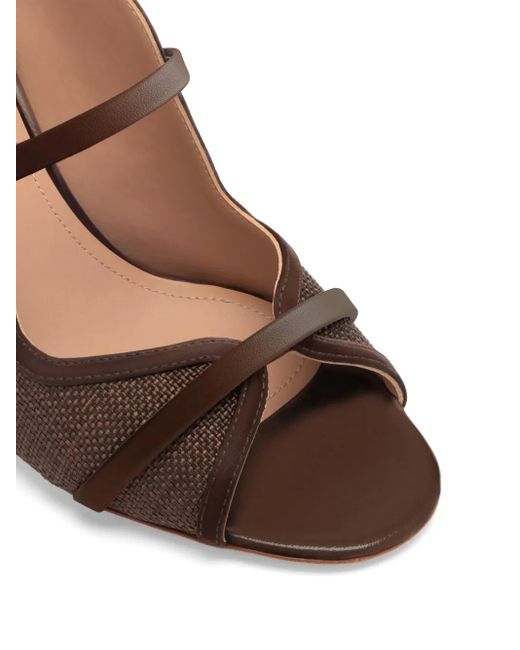 Malone Souliers Brown Norah Sandalen aus Bast 70cm