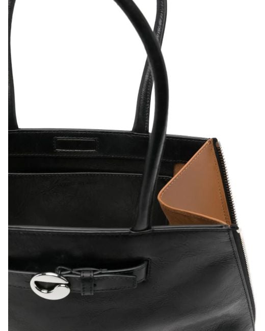 Coperni Black Schultertasche mit Schnallenverschluss
