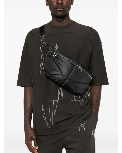 Moncler X Rick Owens Sac Banane Matelassé in Black for Men | Lyst