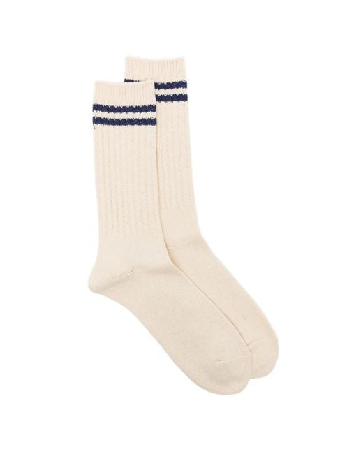 Anonymous Ism White Striped Socks