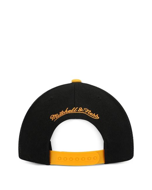 Mitchell & Ness Black Sharktooth Snapback Cap for men