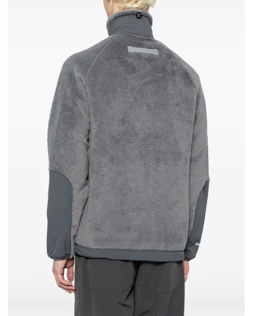 Spoonyard Gray Zip-Up Fleece Jacket for men