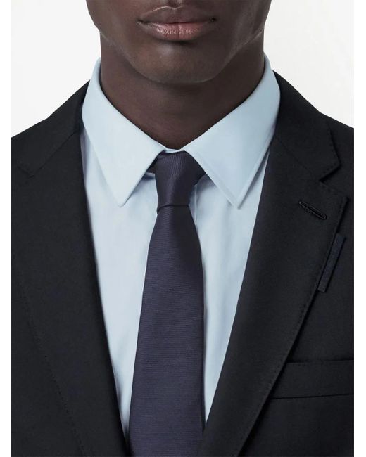Burberry Black Single-Breasted Suit Jacket for men