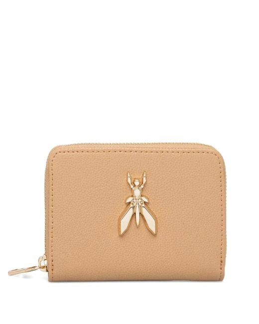Patrizia Pepe Natural Logo-Plaque Wallet