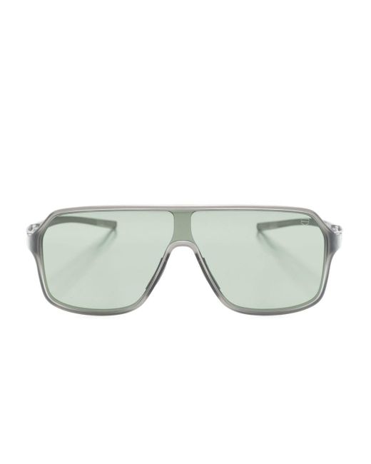 Tag Heuer Gray Bolide Shield-frame Sunglasses for men