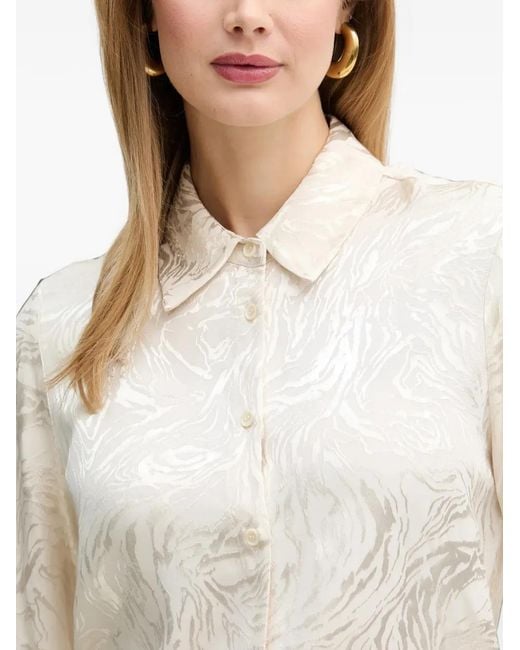 Silvian Heach White Patterned Blouse