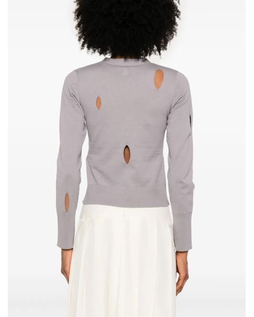 J.W. Anderson Vest Met Split in het Gray