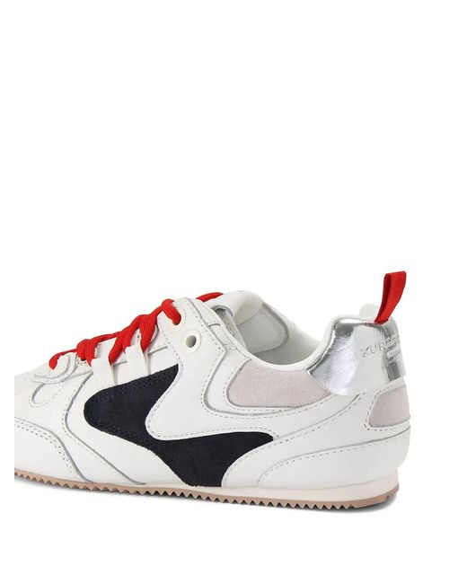 Kurt Geiger White Baskets K Slim Runner