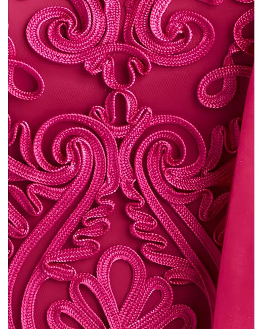 Tadashi Shoji Pink One-Shoulder Maxi Dress