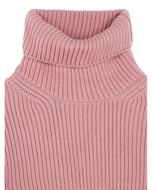 Fortela Pink Leona Ribbed Sweater
