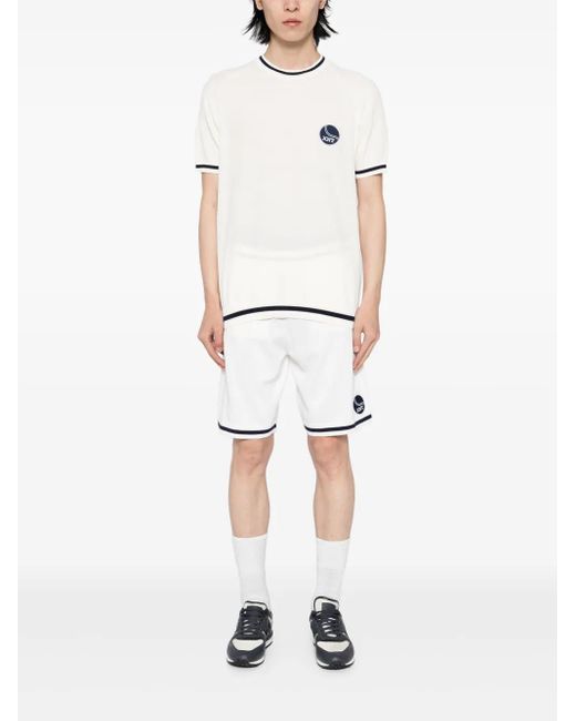 Kiton White Knt Sweater for men