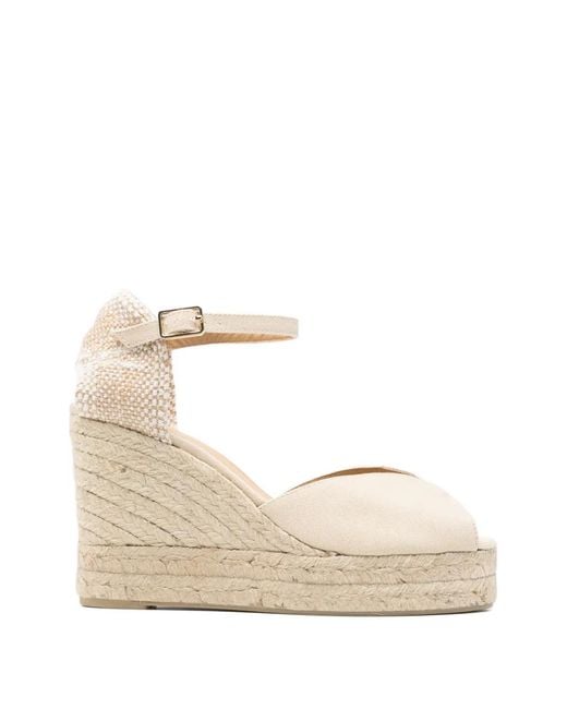 Castaner Natural Bianca Ankle-Strap Espadrilles