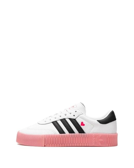 Adidas Pink Sambarose "valentine" Sneakers