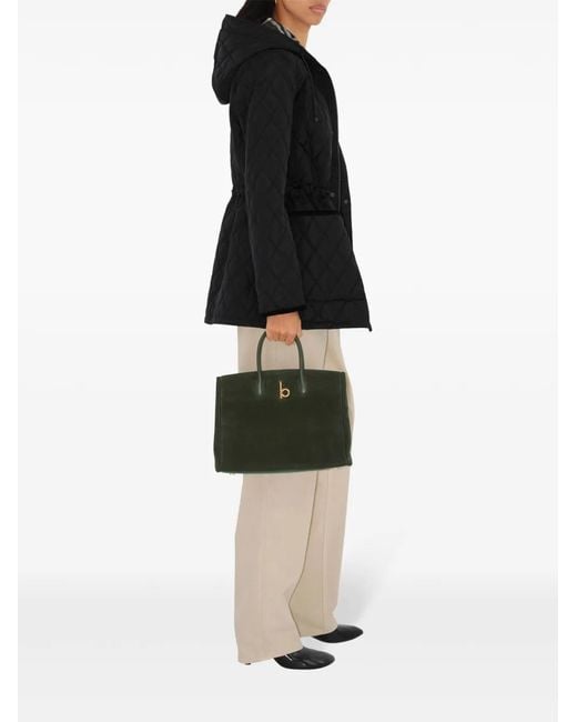 Burberry Black Devon Quilted Parka