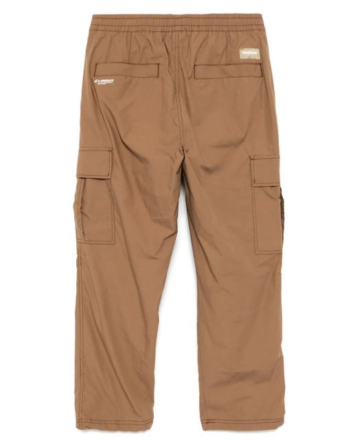 Chocoolate Natural Drawstring Cargo Trousers for men