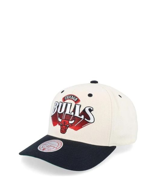 Mitchell & Ness White Nba Horizon Pro Snapback Baseball Cap for men