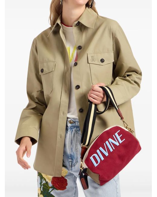 LaDoubleJ Green Embroidered Cotton Jacket