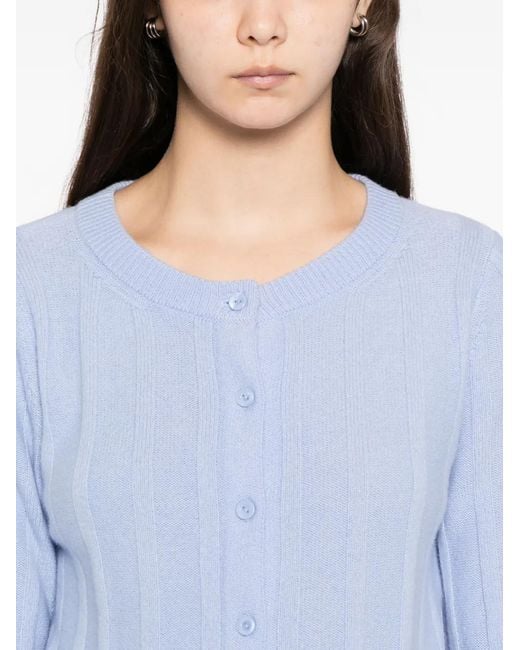 Reformation Blue Hannah Cardigan