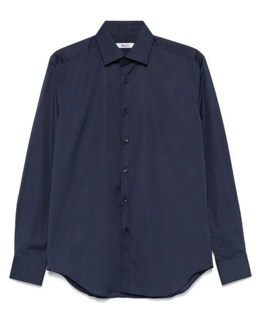 Eraldo Blue Long-Sleeve Shirt for men