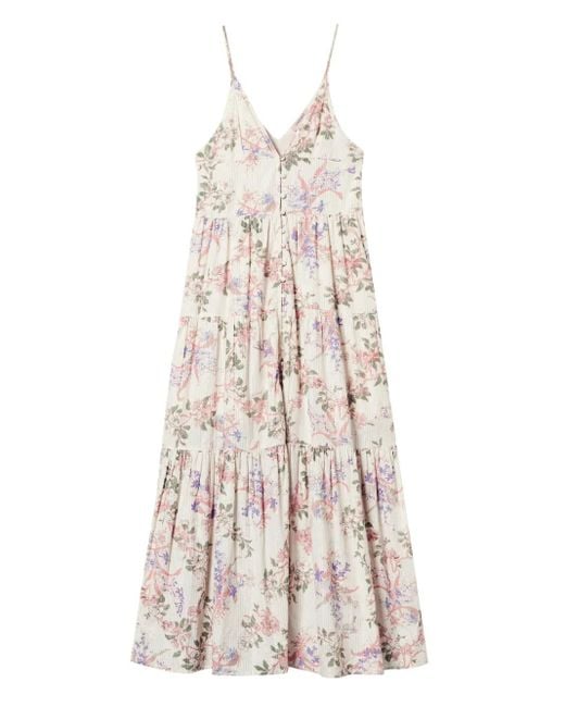 Twinset フローラル ドレス White