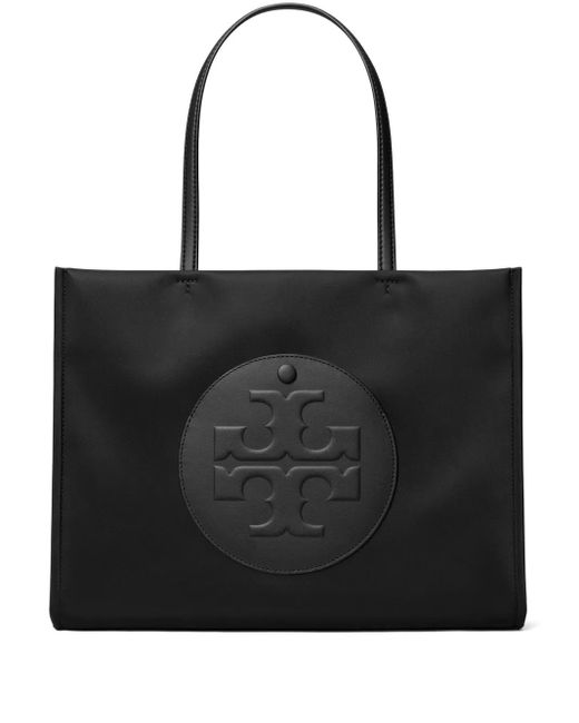 Tory Burch Black Small Ella Tote Bag