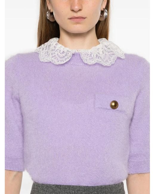 Pull Charlotte Twinset en coloris Purple