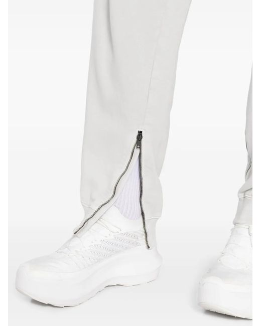 Moschino White Logo-Patched Track Pants for men