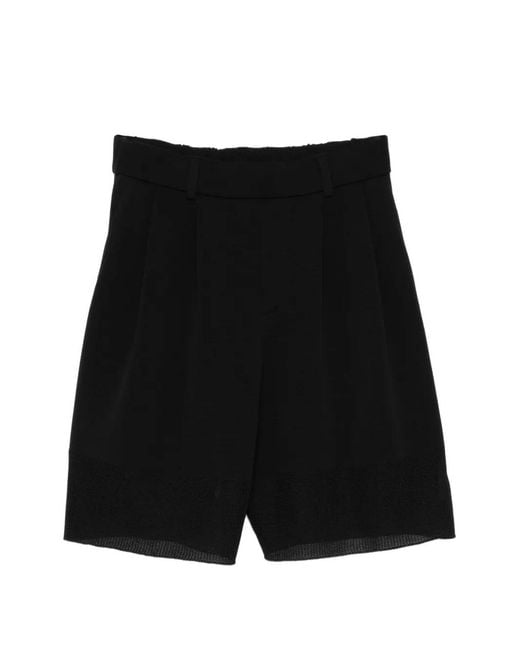 CFCL Black Short À Design Plissé for men