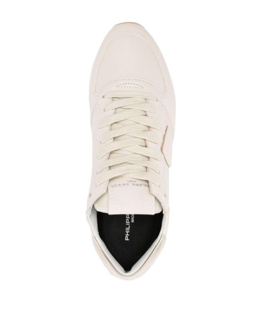 Philippe Model White Trpx Panelled Sneakers