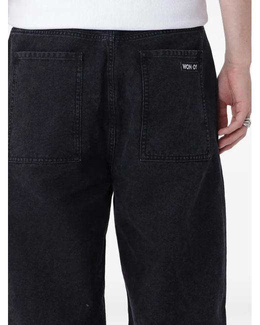 Won Hundred Black Dian Loose-Cut Jeans for men