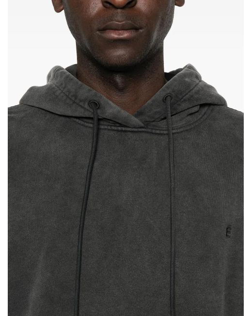 Etudes Studio Gray É Pocket-Detail Organic Cotton Hoodie for men