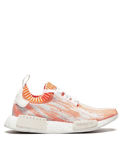 Adidas Pink Nmd R1 Primeknit "camo Pack" Sneakers