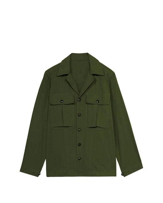 Fortela Green Solomont Pocket Overshirt for men